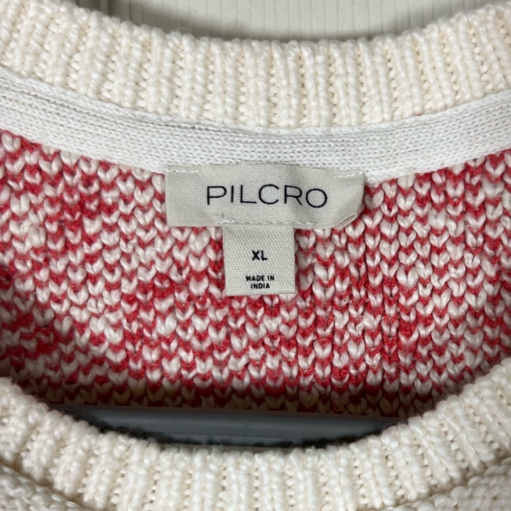 NWOT Anthropologie Pilcro Crew Neck Patch Sweater - Picture 3 of 9